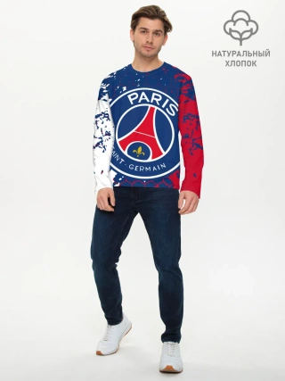 Мужской лонгслив базовый / ФК ПСЖ / FC PSG / PARIS SG