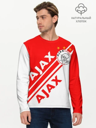 Мужской лонгслив базовый / FC AJAX AMSTERDAM / ФК АЯКС