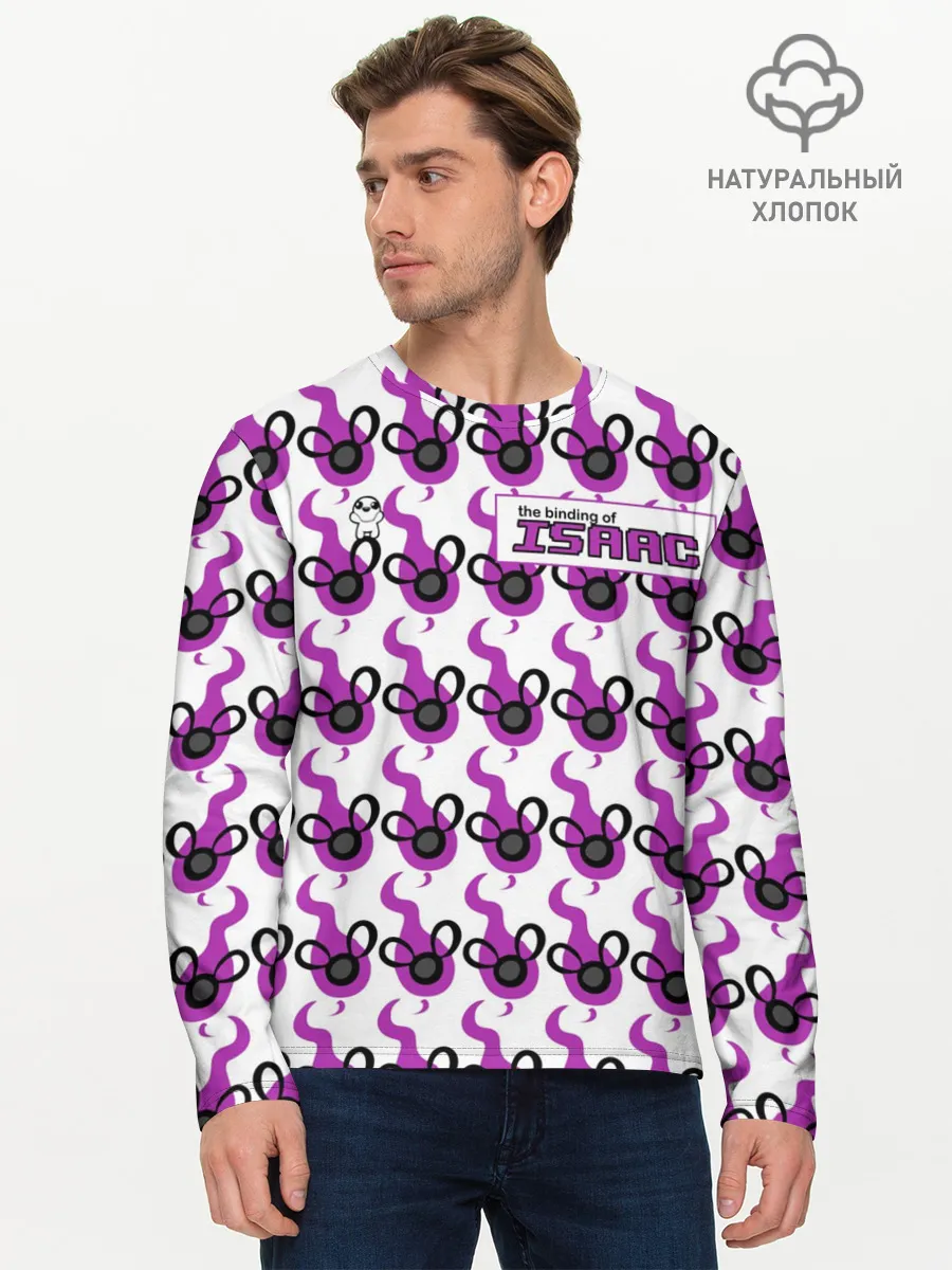 Мужской лонгслив базовый / The Binding of Isaac Fly