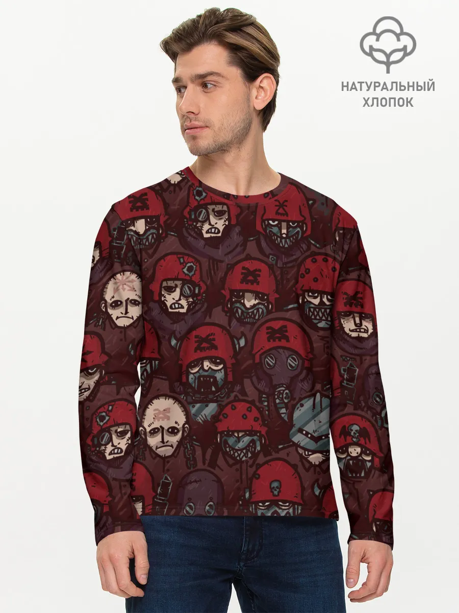 Мужской лонгслив базовый / BLOODPACT