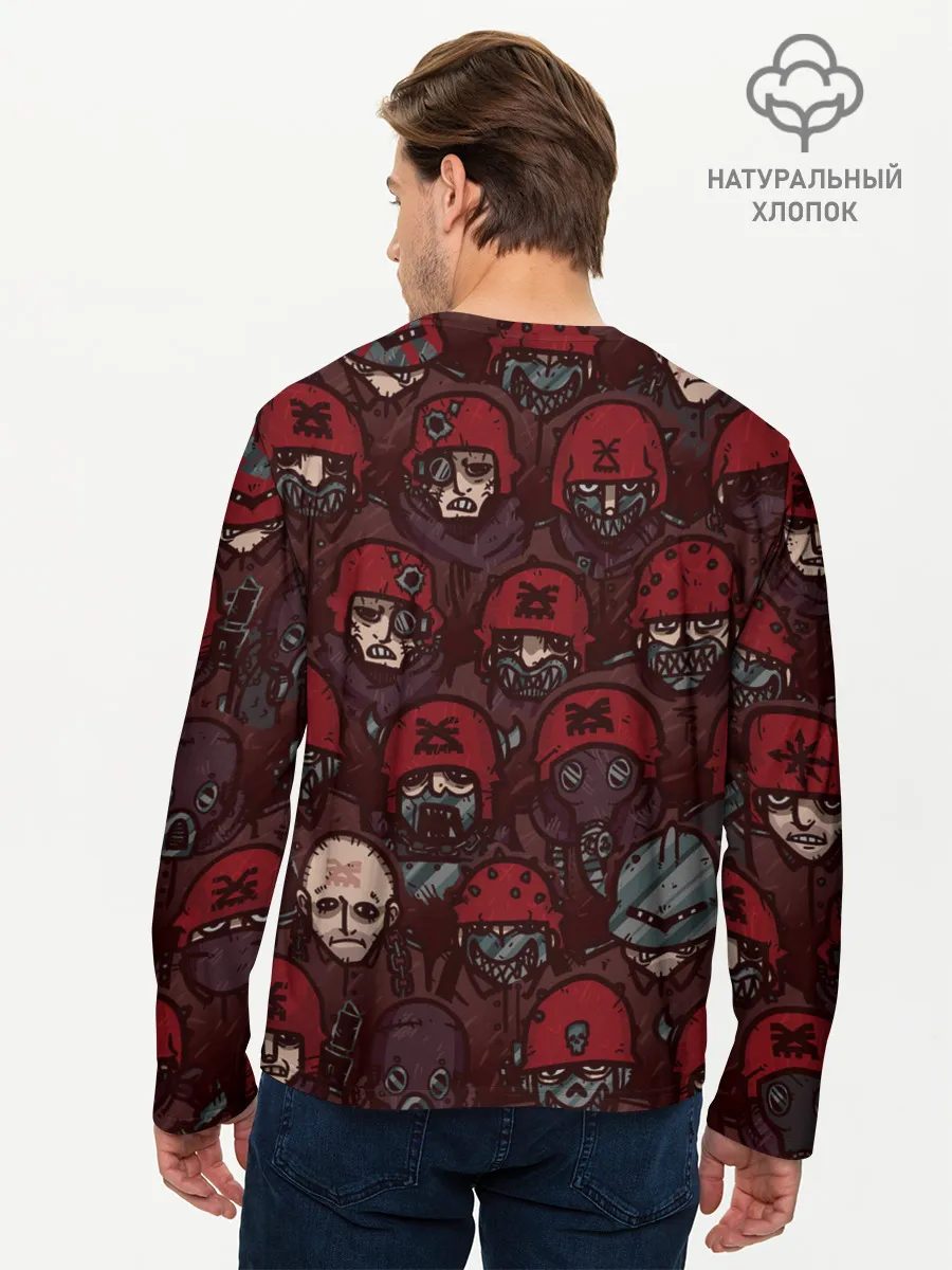 Мужской лонгслив базовый / BLOODPACT