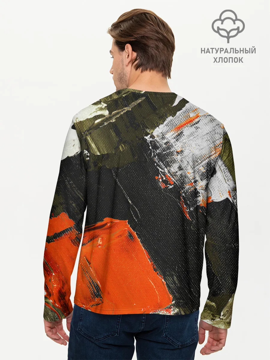 Мужской лонгслив базовый / Современное искусство