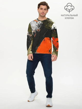 Мужской лонгслив базовый / Современное искусство