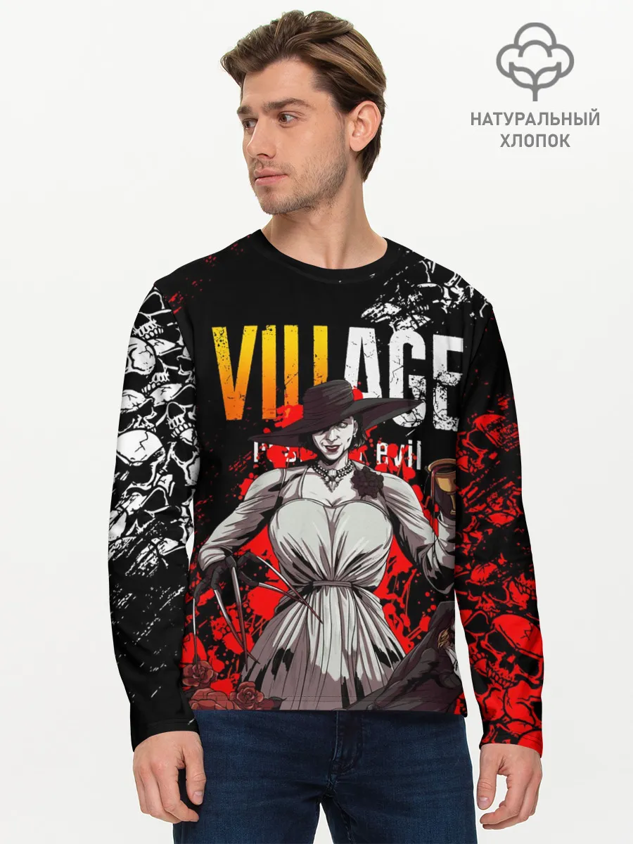 Мужской лонгслив базовый / RESIDENT EVIL 8 / ДИМИТРЕСКУ