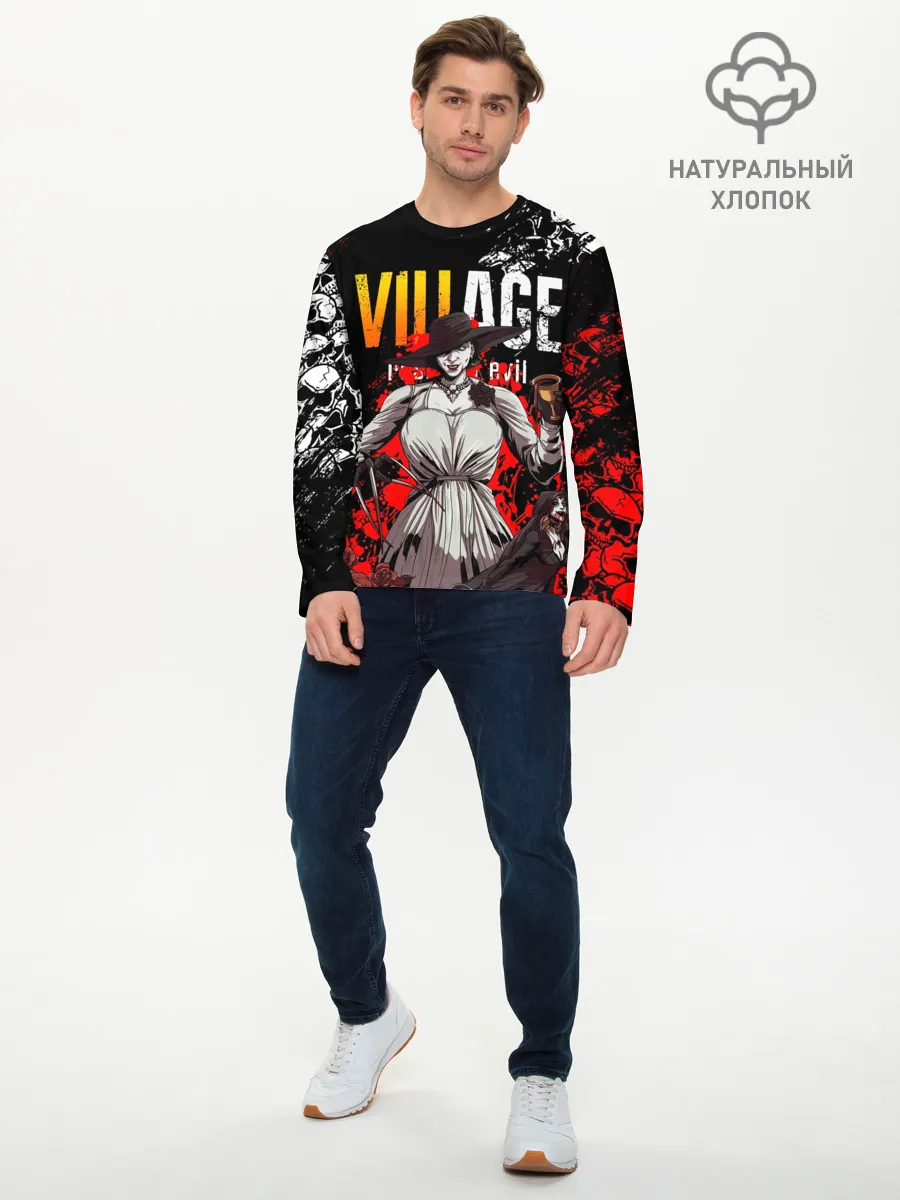 Мужской лонгслив базовый / RESIDENT EVIL 8 / ДИМИТРЕСКУ