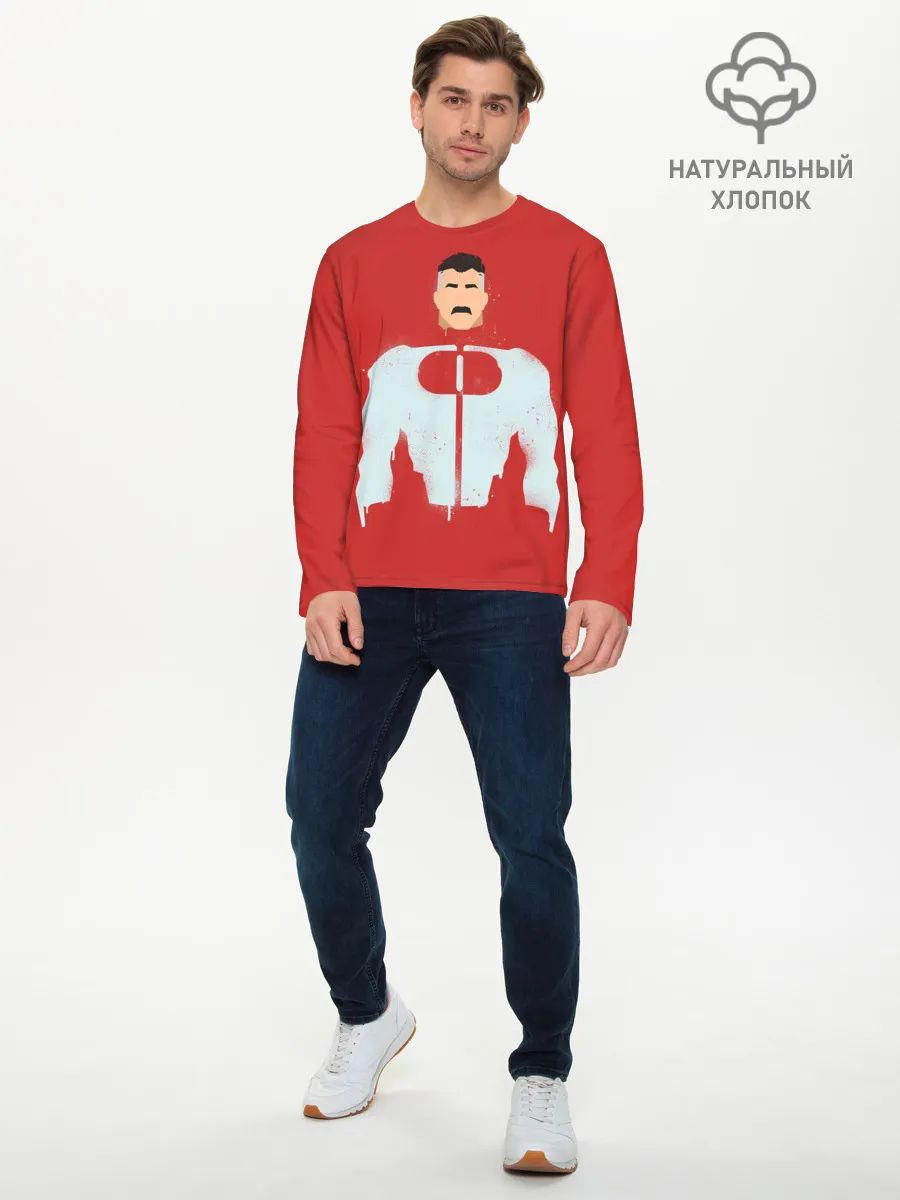 Мужской лонгслив базовый / Омни-Мэн | Нолан Грейсон