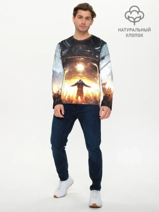 Мужской лонгслив базовый / FrostPunk