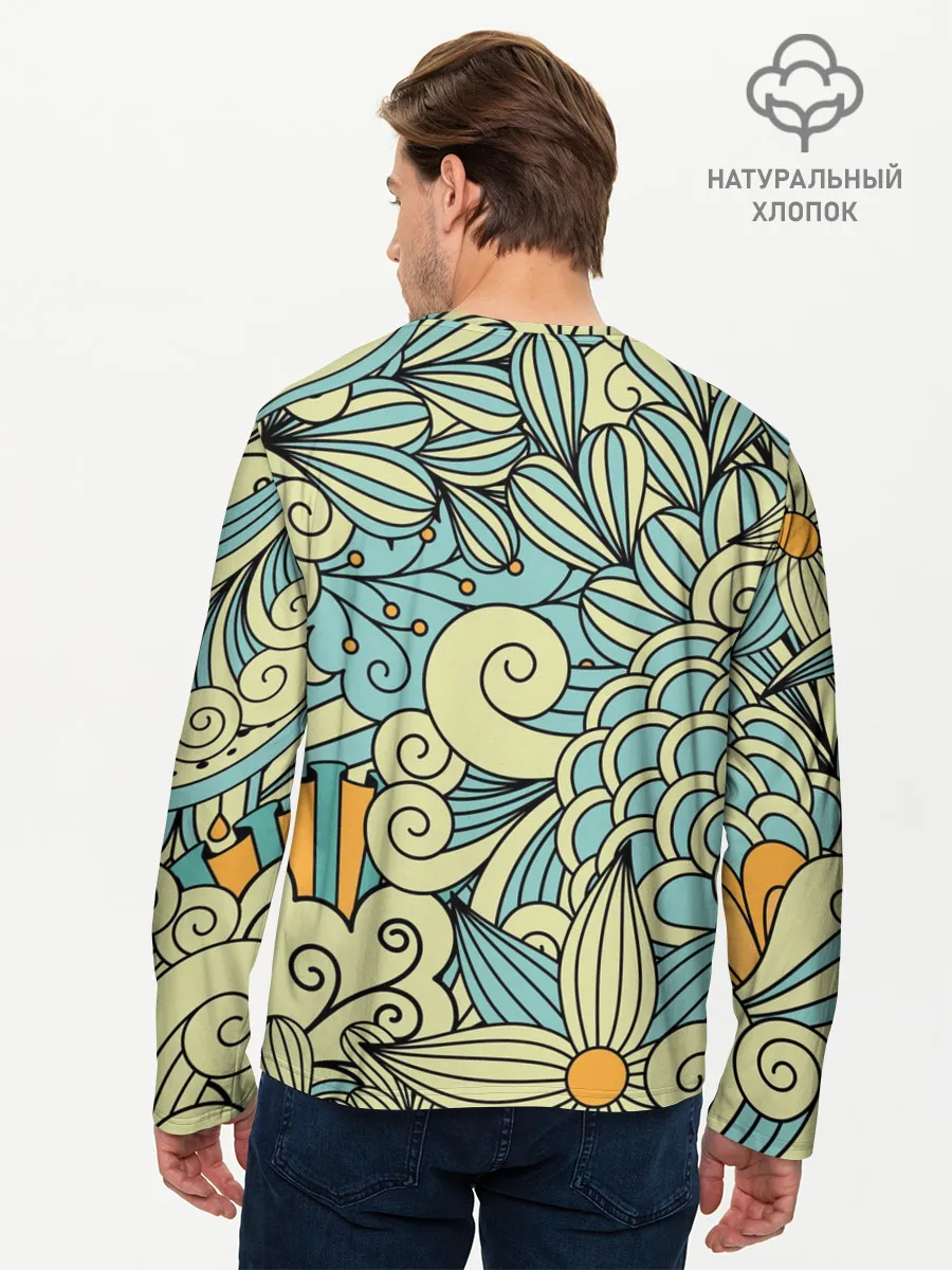 Мужской лонгслив базовый / Gake no ue no Ponyo