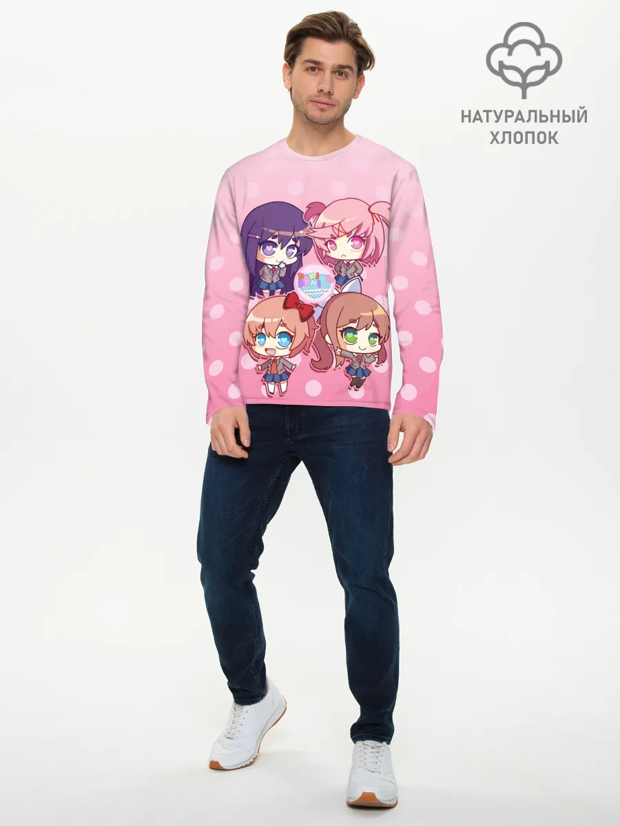 Мужской лонгслив базовый / DOKI DOKI LITERATURE CLUB