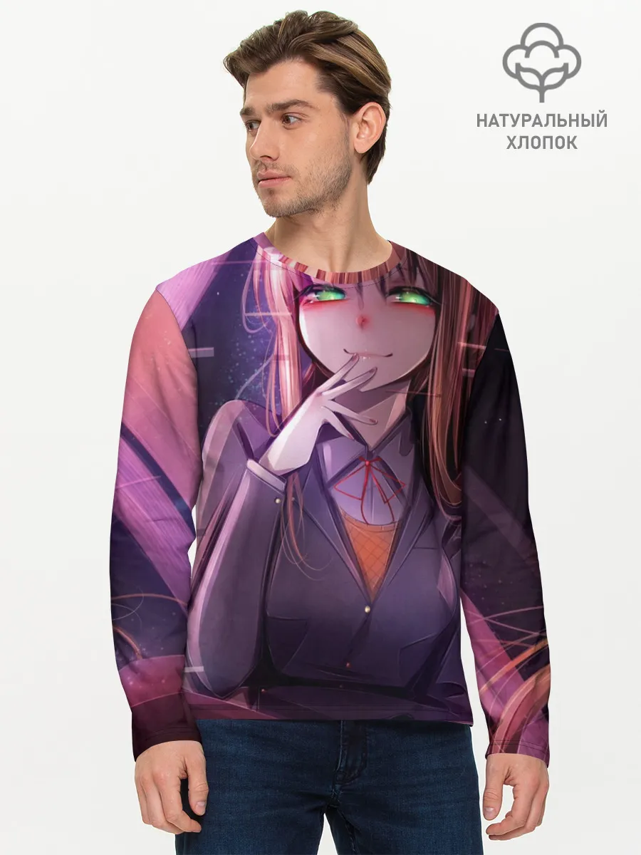 Мужской лонгслив базовый / Monika Doki Doki