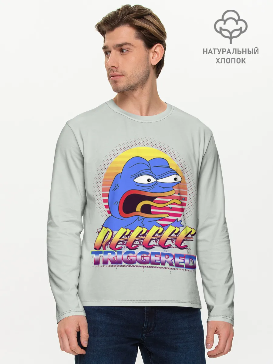 Мужской лонгслив базовый / Пепе РеТриггер
