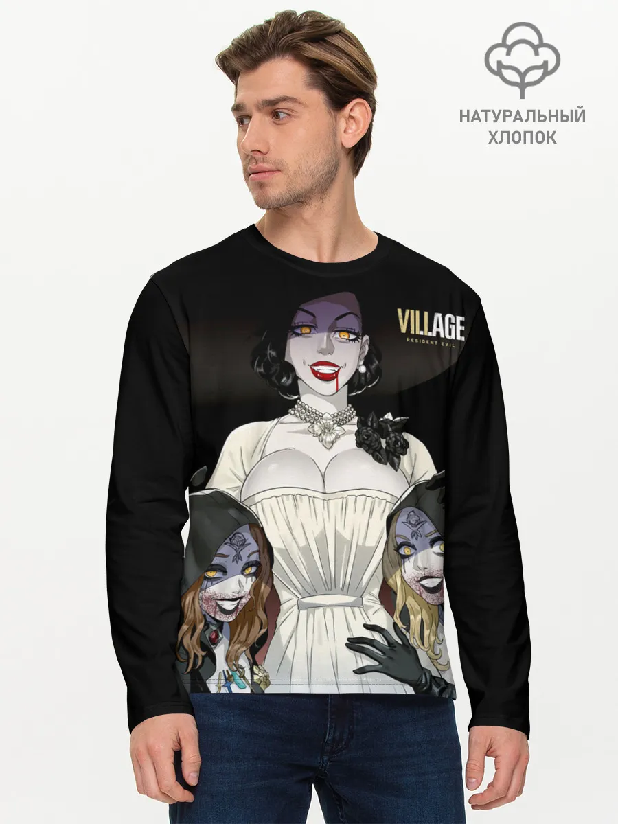 Мужской лонгслив базовый / Resident Evil Village