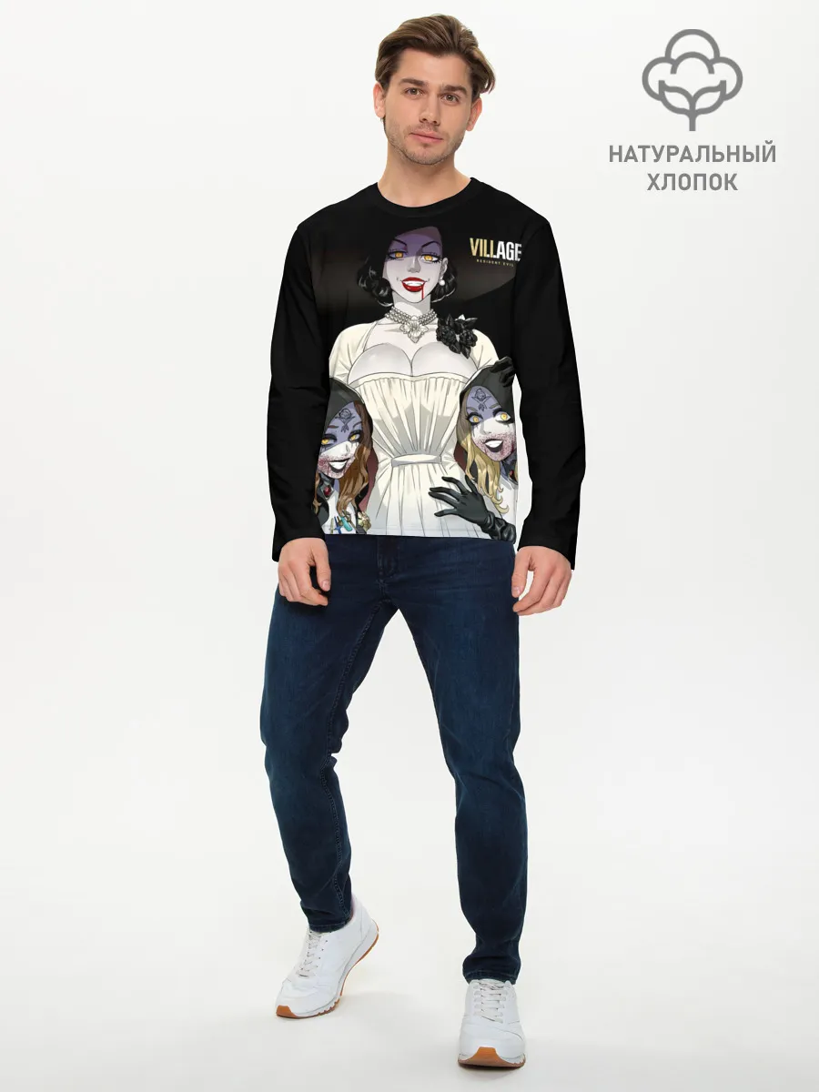 Мужской лонгслив базовый / Resident Evil Village