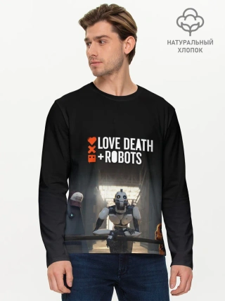 Мужской лонгслив базовый / Love, Death and Robots