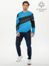 Мужской лонгслив базовый / Blue Sport Style