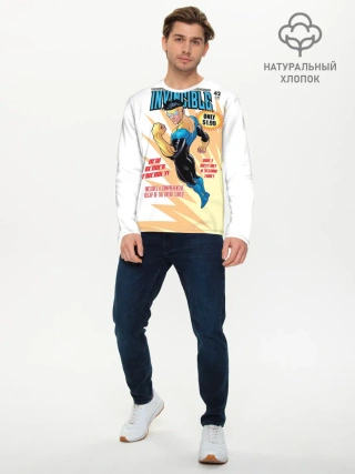 Мужской лонгслив базовый / НЕУЯЗВИМЫЙ | INVINCIBLE