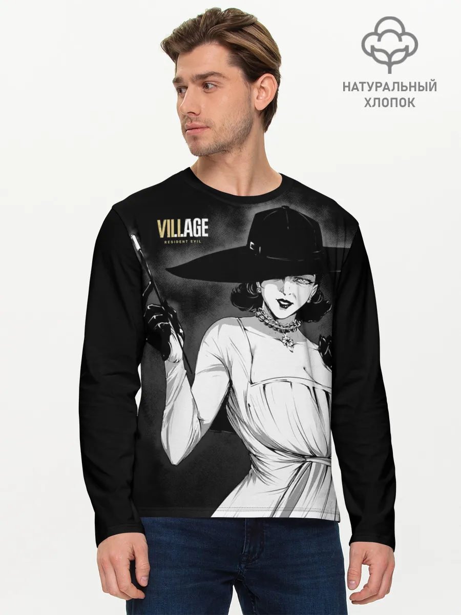 Мужской лонгслив базовый / Lady Alcina Dimitrescu