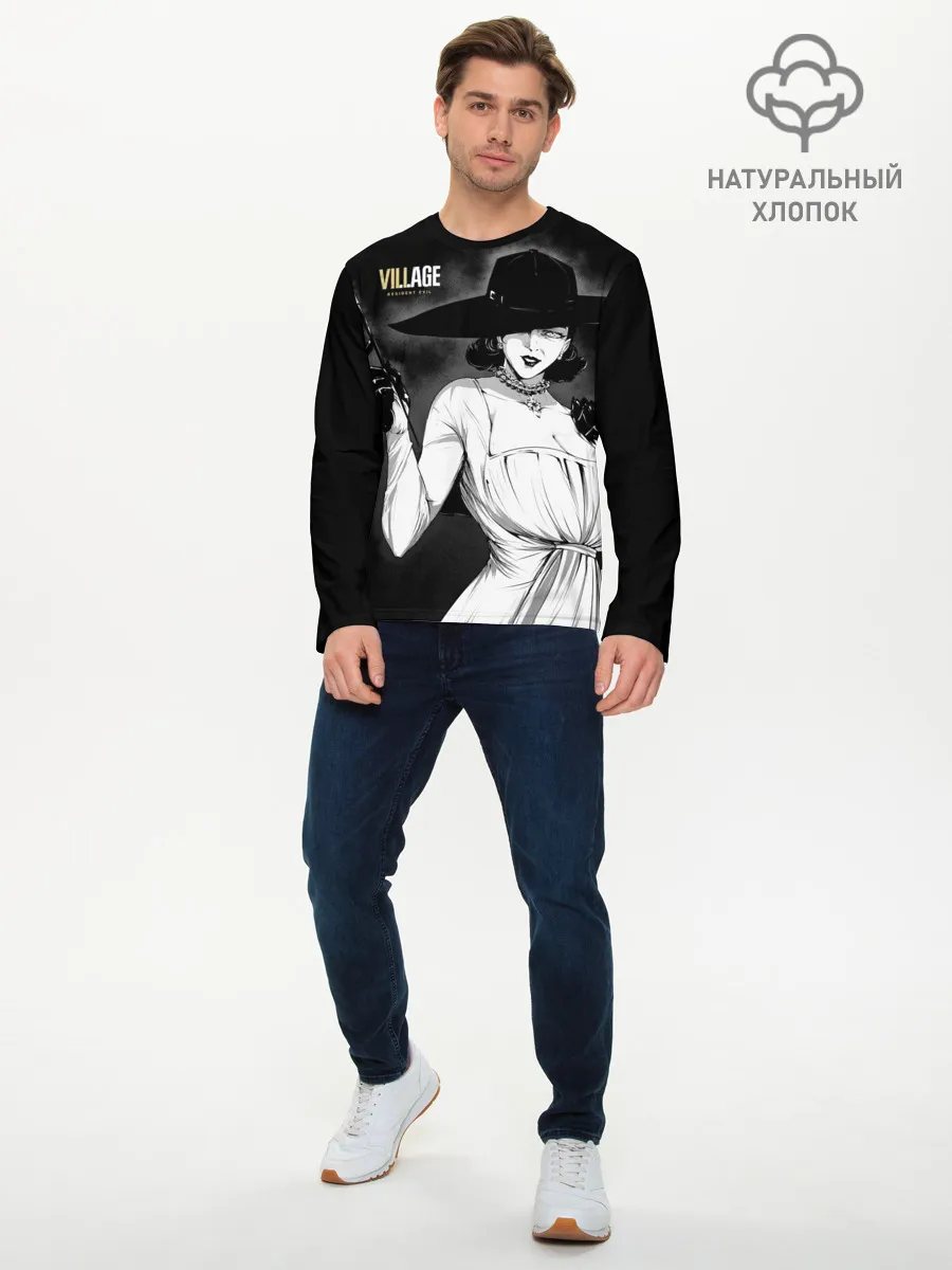 Мужской лонгслив базовый / Lady Alcina Dimitrescu