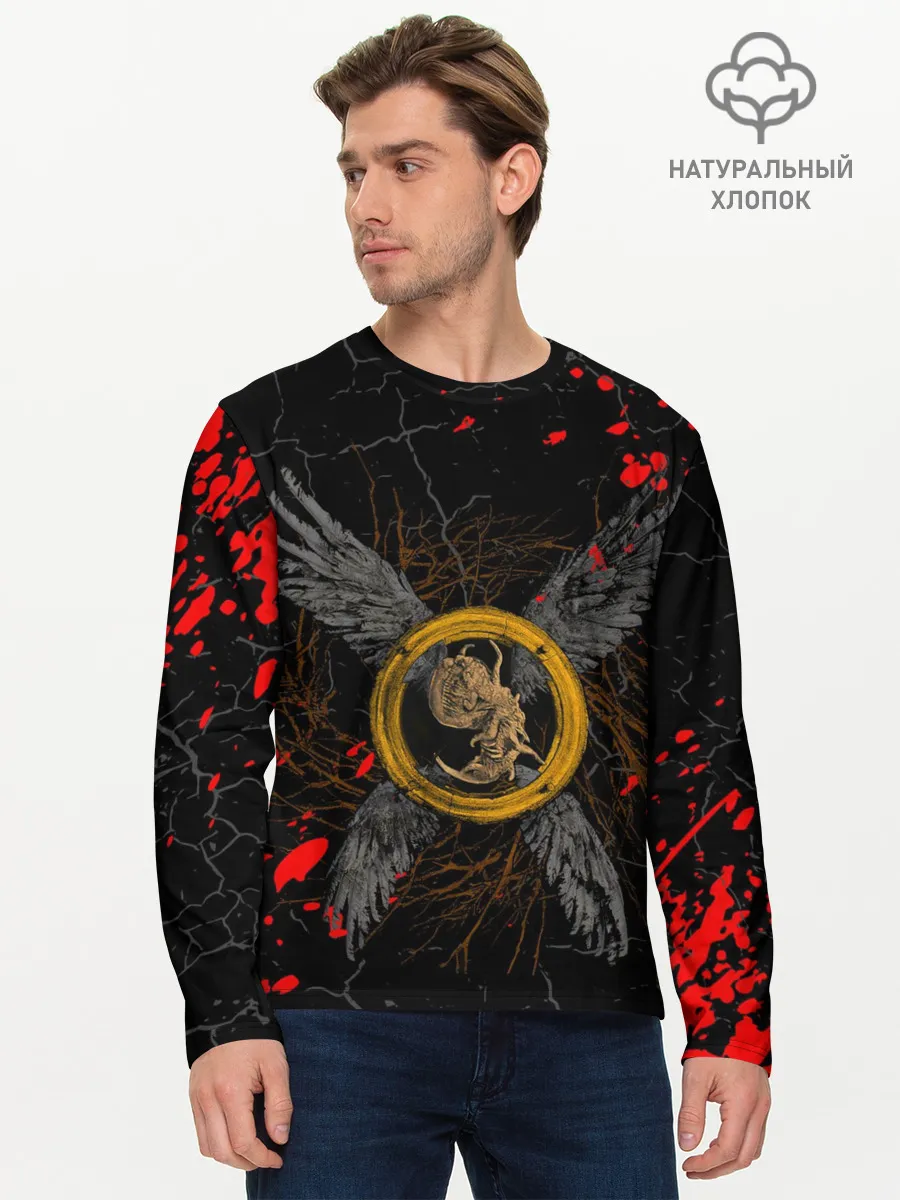 Мужской лонгслив базовый / RESIDENT EVIL 8 / СИМВОЛИКА