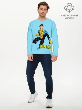 Мужской лонгслив базовый / Invincible / Неуязвимый