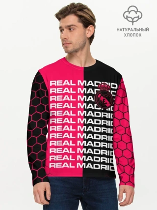 Мужской лонгслив базовый / REAL MADRID / РЕАЛ МАДРИД