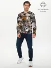 Мужской лонгслив базовый / Dimitrescu stikers style 2