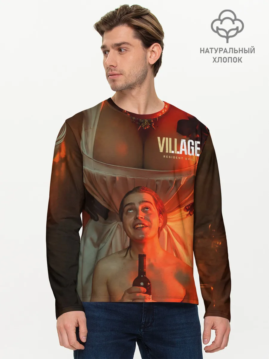 Мужской лонгслив базовый / Lady Dimitrescu