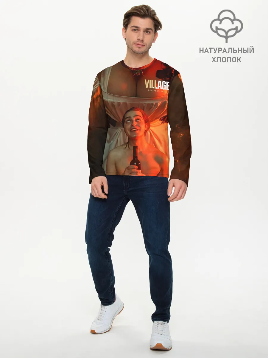 Мужской лонгслив базовый / Lady Dimitrescu