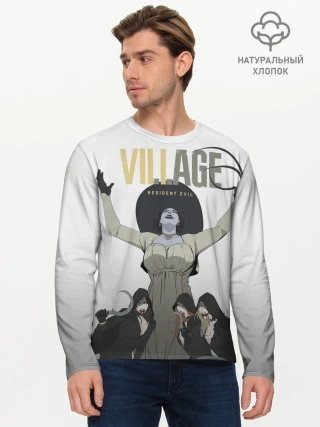 Мужской лонгслив базовый / Дочери леди Димитреску