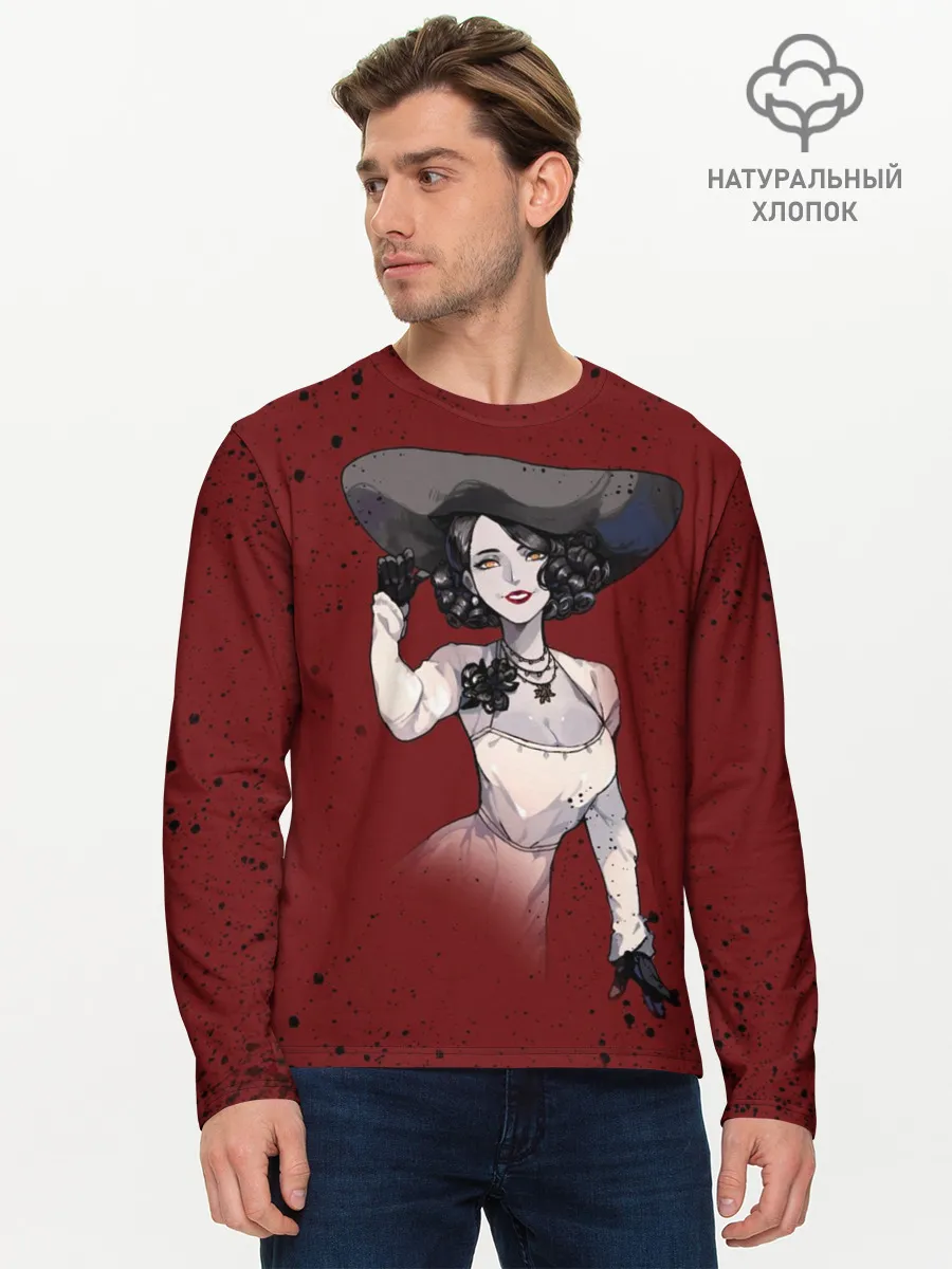 Мужской лонгслив базовый / Resident Evil 8 Димитреску