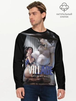 Мужской лонгслив базовый / Димитреску с дочерью