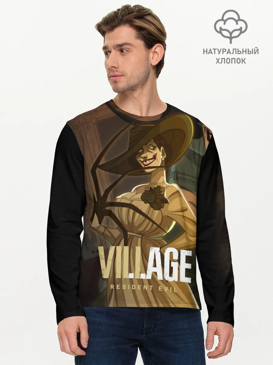 Мужской лонгслив базовый / Lady Alcina Dimitrescu