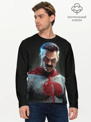 Мужской лонгслив базовый / Омнимен