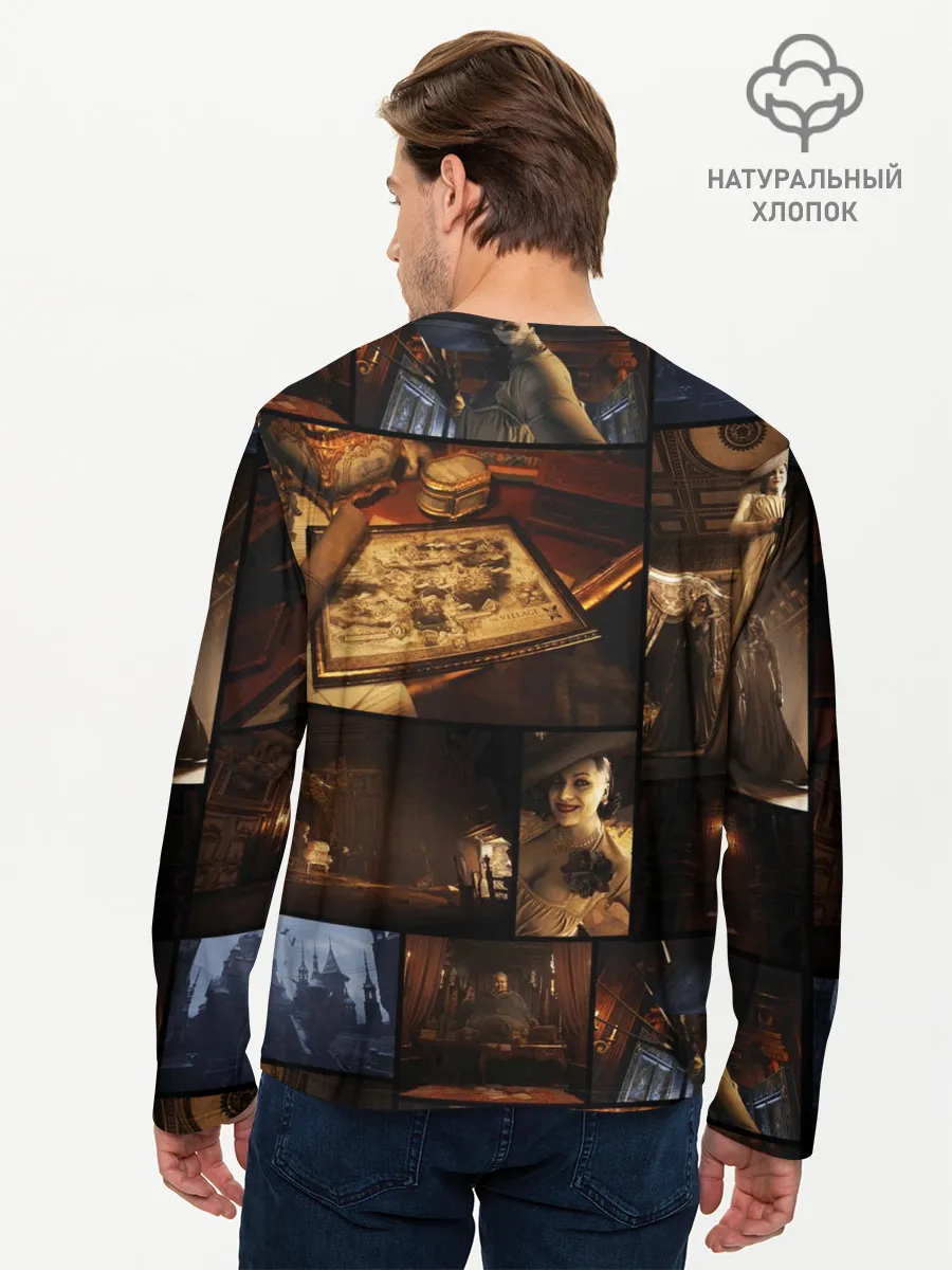 Мужской лонгслив базовый / RESIDENT EVIL 8 VILLAGE