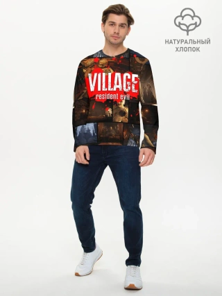 Мужской лонгслив базовый / RESIDENT EVIL 8 VILLAGE