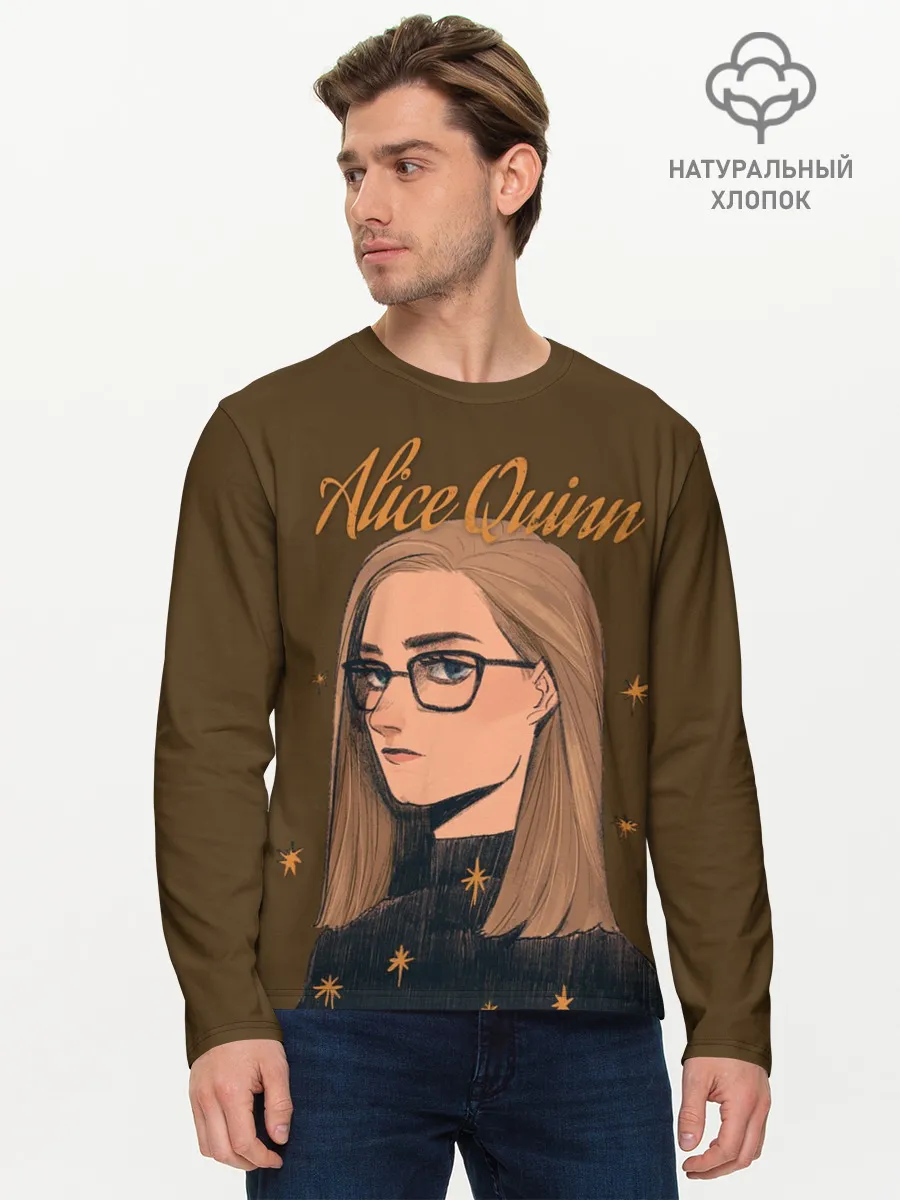 Мужской лонгслив базовый / Alice Quinn
