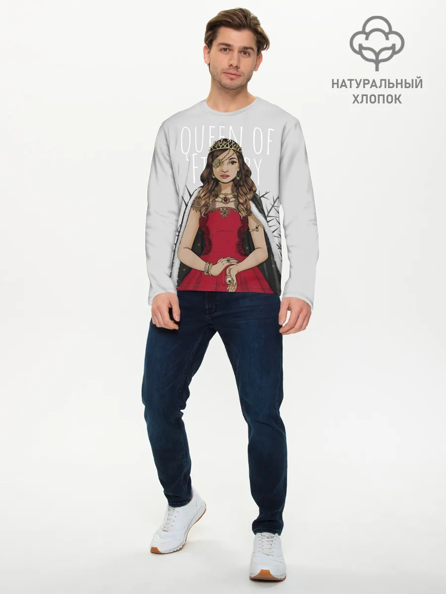 Мужской лонгслив базовый / Queen of Fillory