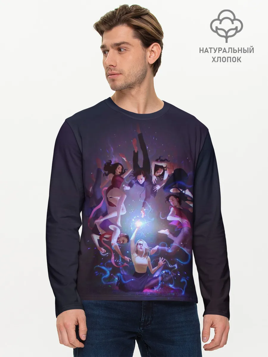Мужской лонгслив базовый / Волшебники