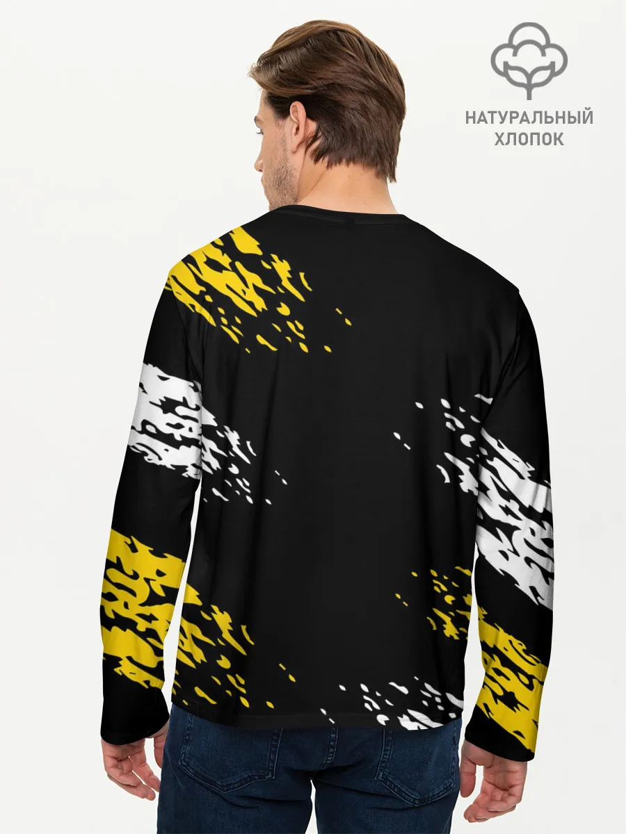 Мужской лонгслив базовый / JUVENTUS / ЮВЕНТУС / КРАСКА