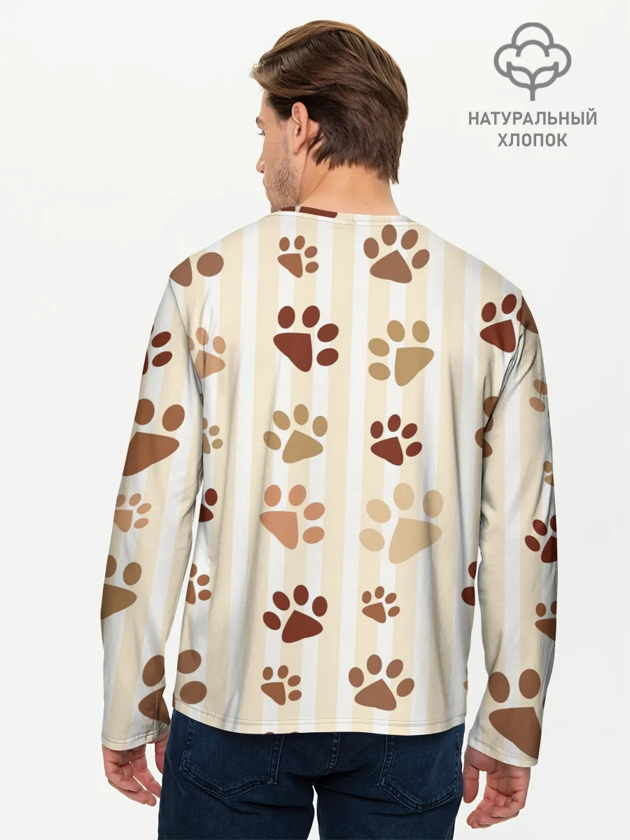 Мужской лонгслив базовый / Свободу фурри