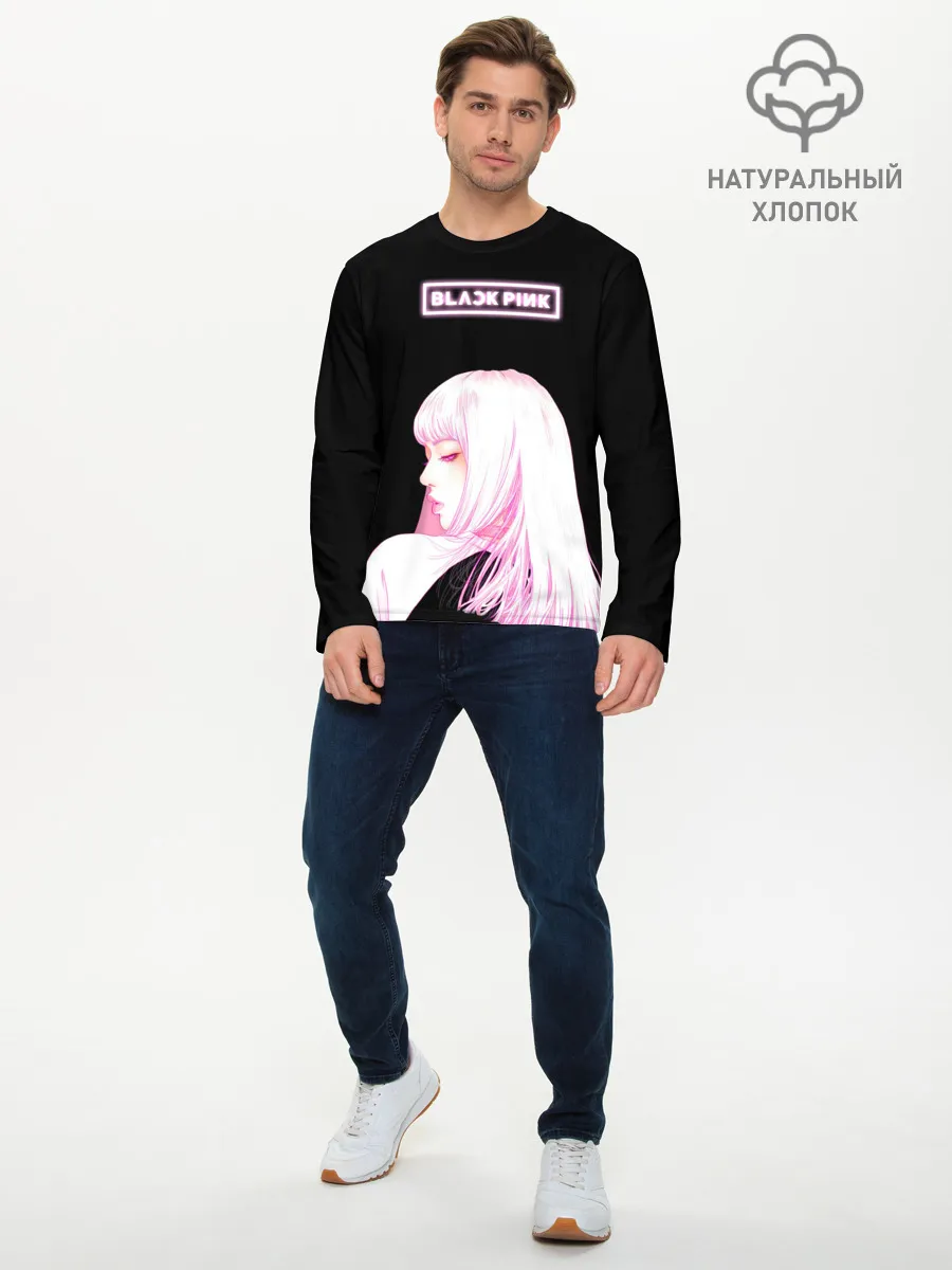 Мужской лонгслив базовый / Лиса БП