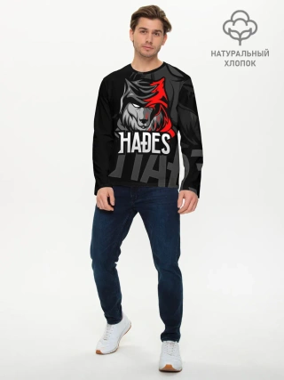 Мужской лонгслив базовый / Hades