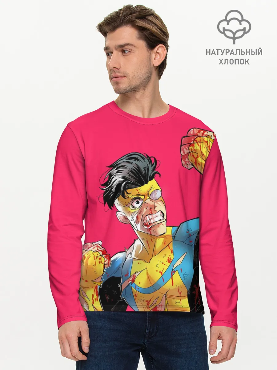 Мужской лонгслив базовый / Неуязвимый