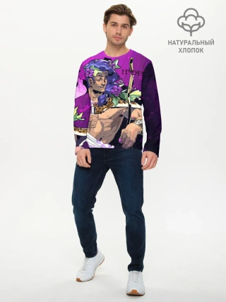 Мужской лонгслив базовый / Бог виноделия Дионис