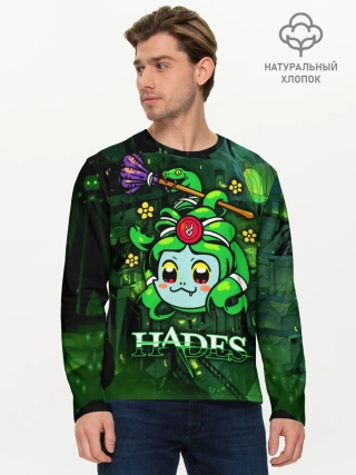 Мужской лонгслив базовый / Hades Dusa Gorgon