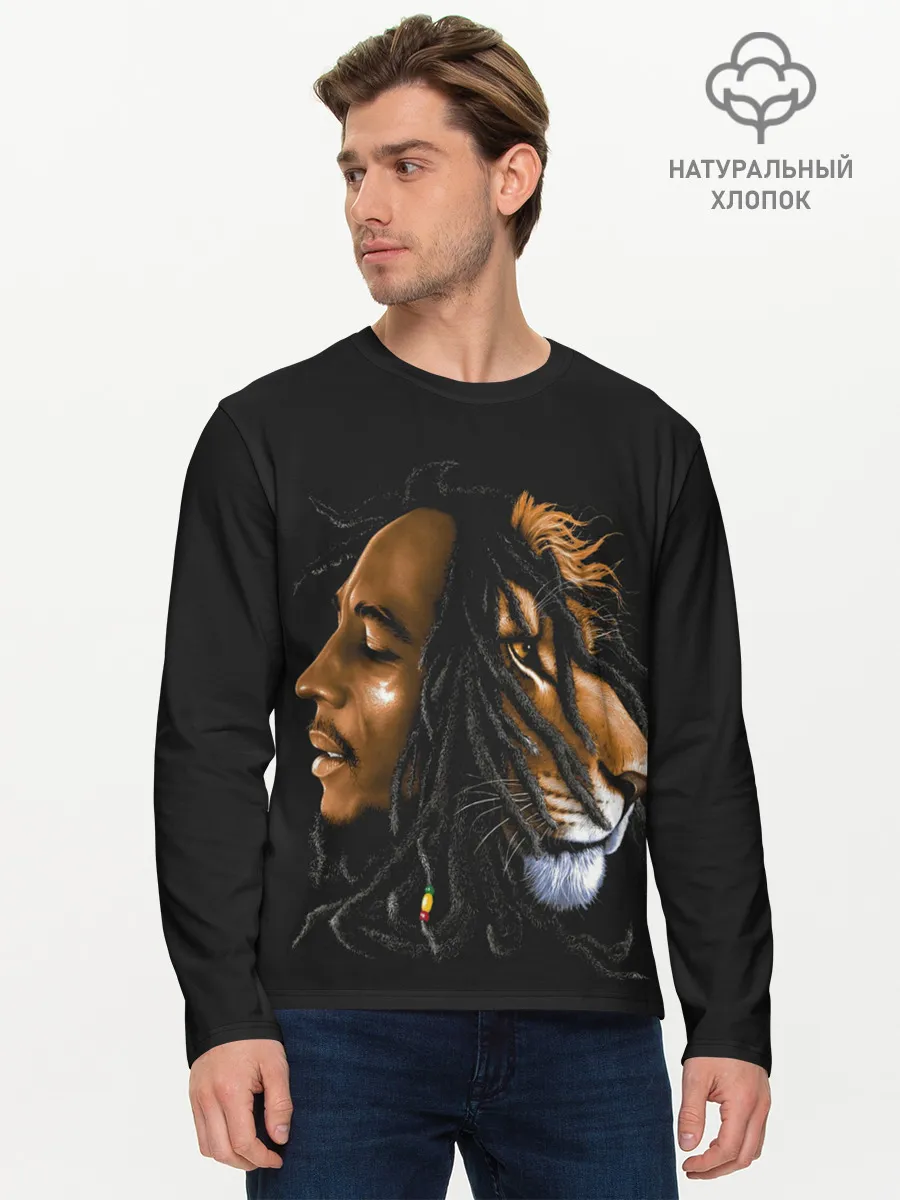 Мужской лонгслив базовый / БОБ МАРЛИ