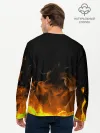 Мужской лонгслив базовый / Секре Сваллотейл в огне Неро