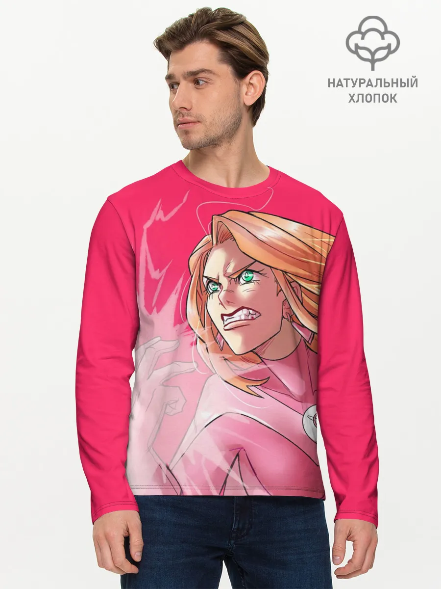 Мужской лонгслив базовый / Атом Ева