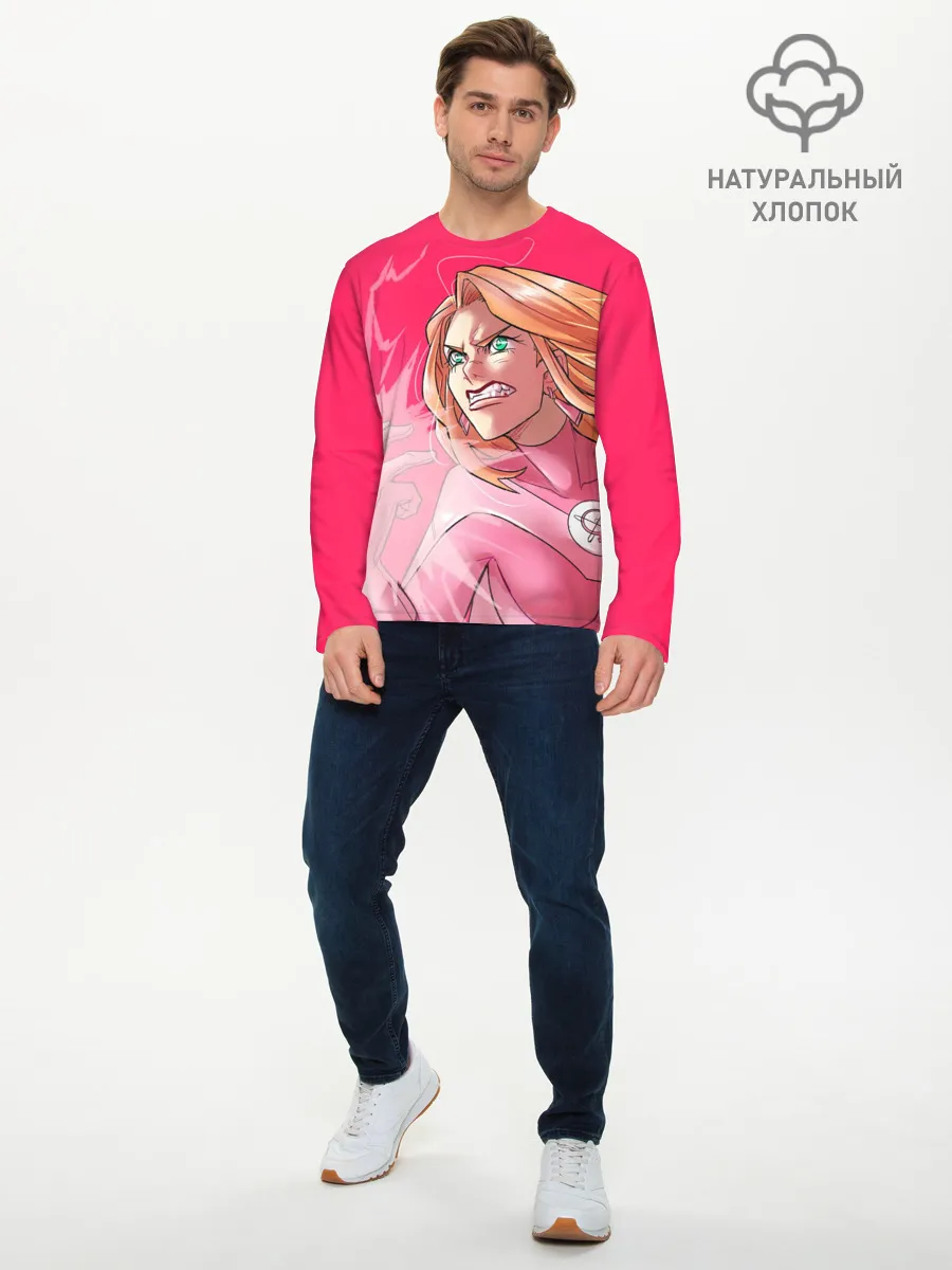 Мужской лонгслив базовый / Атом Ева