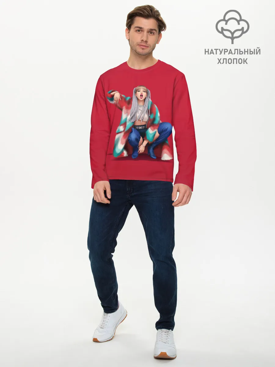 Мужской лонгслив базовый / Kill the love | Lisa